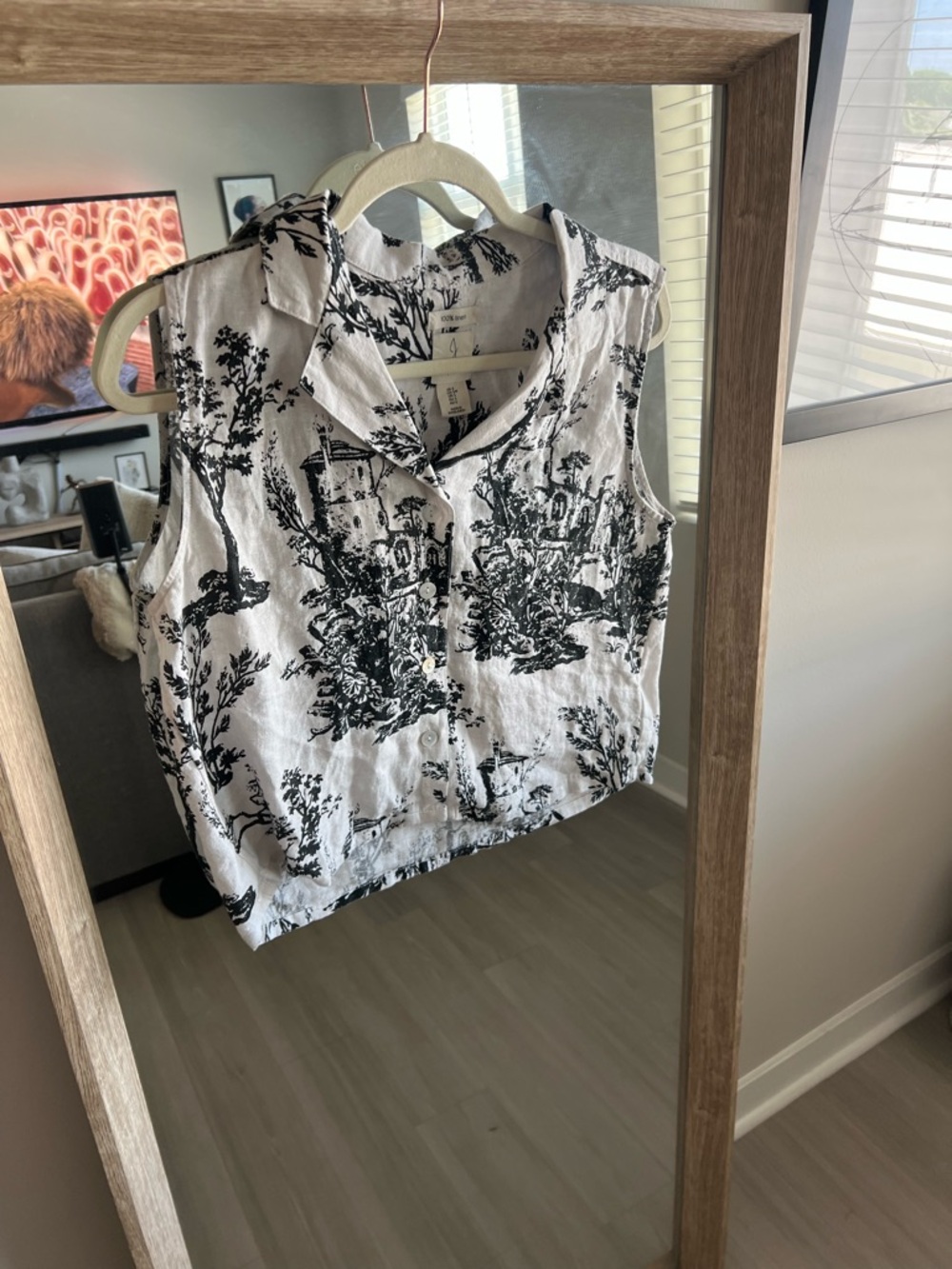 Joie Linen Print Top